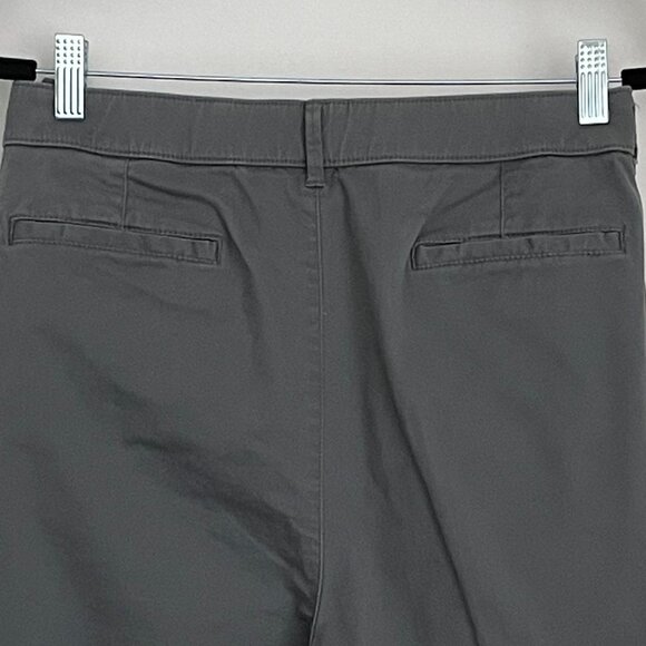 Cotton Twill Capri Pant Croft & Barrow Gray Size 16 - Picture 4 of 5